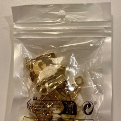 18個 蝶バネクリップ式イヤリング金具 ゴールドの画像