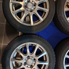 スタッドレス　14インチ　155/65/R14 タイヤ　アルミホイール　セットの画像