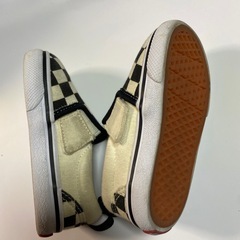VANS チェック柄 スリッポン　13.5㌢の画像