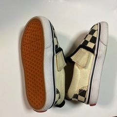VANS チェック柄 スリッポン　13.5㌢の画像