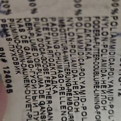 アルマーニジュニア ダウン Armani Teen 10A イーグルマーク ロゴの画像