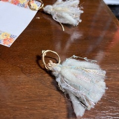 ハンドメイドピアス【未使用】の画像