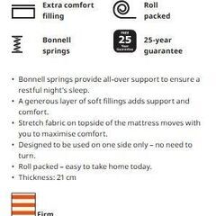 IKEA ベッド 140x200 cm の画像