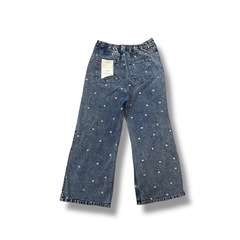 しまむら Helm お花刺繍デニムパンツ 3L 未使用の画像