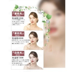 女優ミラー、LEDライト付きミラーの画像