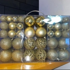 新品未使用品　オーナメントセット 100個入り クリスマスツリーの画像