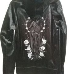 【美品】FUGA　ビジュアル系 パーカー 刺繍デザイン（Mサイズ）の画像