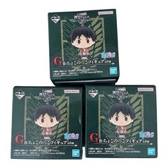 ✨進撃一番くじ♡超大型2体＆リヴァイ入新品19点セット╰(*´︶`*)╯♡の画像