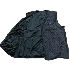 【新品未使用】電熱ベスト XL 黒 11箇所発熱 前後独立 3段階温度調整 防寒 男女兼用 急速発熱 USB給電  アウトドア 登山 の画像