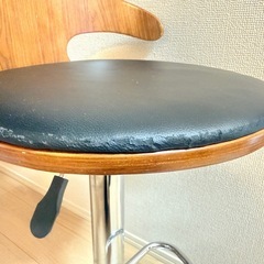 昇降式　カウンターチェア　2脚セットの画像