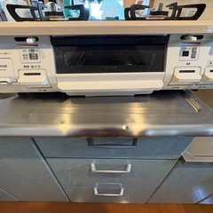 リンナイ「温度調節機能付き」 幅約60cm 片面焼グリル 左強火力 都市ガス用 ガスコンロ KG64TW2L/13A ピュアベージュの画像