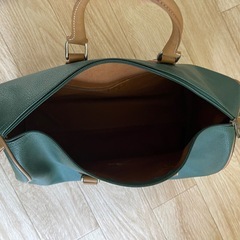 ランセル⭐︎ボストンバック　カーキ　美品の画像