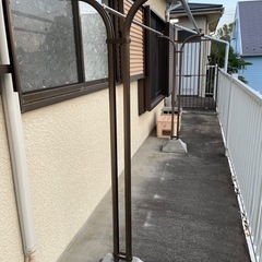 物干し台　サビないアルミ製の画像