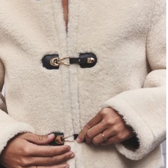 【ZARA】ダブルフェイス トグルボタンジャケット6318/286/712の画像