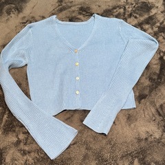 スリットフレアスリーブニットカーディガン[an1241]の画像