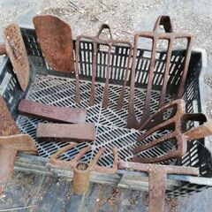 アンティーク？農機具の画像