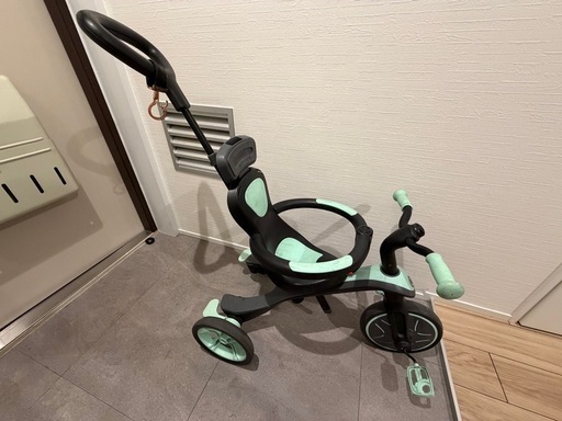 Globber（グロッバー）幼児用 三輪車＊押し棒・サンシェード・セーフティバー付き
