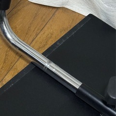 【傷あり】サイドテーブル 折りたたみ テーブル 昇降式テーブル ベッドテーブル サイド 高さ調節の画像