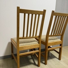 大川クラッシューゲート　椅子2脚の画像