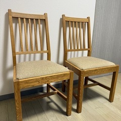 大川クラッシューゲート　椅子2脚の画像