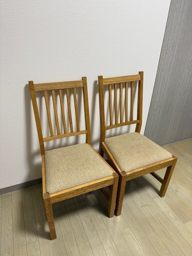 大川クラッシューゲート　椅子2脚