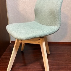 ニトリ回転式ダイニングチェア2脚の画像