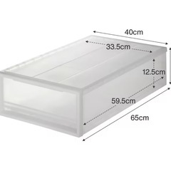 無印良品  ポリプロピレン 衣装ケース ３個の画像