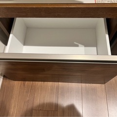 　【コンセント付】レンジ台・カップボード（スライド式）の画像