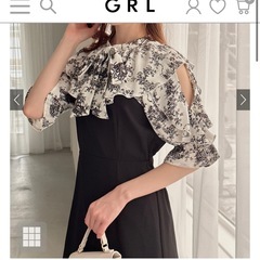 GRLのトワルドジュイ柄ワンピースです☺️の画像