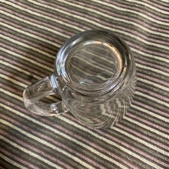 ガラス マグカップ 透明 ジョッキ 1個の画像