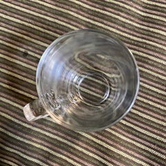 ガラス マグカップ 透明 ジョッキ 1個の画像