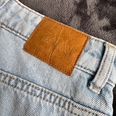 ZARA タイト　ロングデニムスカートの画像