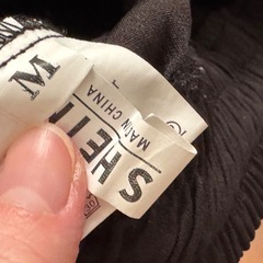 shein 完売品　カーゴスカート　ブラック　Mの画像