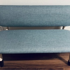 ニトリ リビングダイニングテーブル ソファ 4点セットの画像