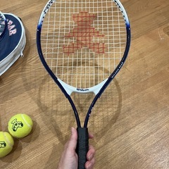 子ども用硬式テニスラケット2本組の画像