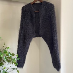 バイムニール⭐︎ カーディガン クロップボレロニットカーディガンの画像