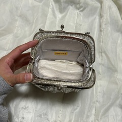 【11/23ライオンズ広場フリマ出品対象】ROSAIRE クラシカルパーティーバッグ👜（2WAY・シャンパンゴールド）の画像