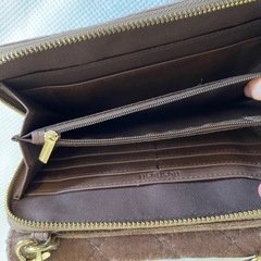 ハッシュハッシュ⭐︎上品なベロアのショルダー財布👛ピンクの画像