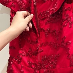 ロングドレス オフショルダー Aライン パット入りの画像