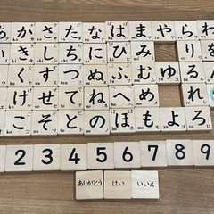 カワイ　木製知育玩具 もじあそび積み木 の画像