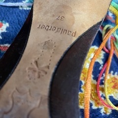 定価6万　イタリア製　編み上げサンダル　レースアップの画像