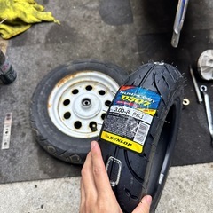 バイク 原付 タイヤ交換  修理 販売 南魚沼市