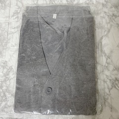 カーディガン　灰色　制服　グレー　スクール　L〜XL ベスト　羽織　通学　30の画像