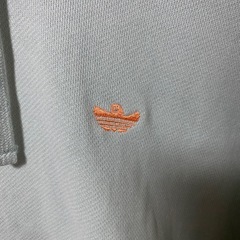 【Y00078】adidas（アディダス）ヘビーウェイト　シュムーフォイル　パーカー　O(XL)の画像