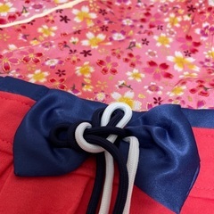 【美品】ベビー袴　袴風ロンパース　サイズ80の画像