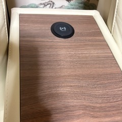 2人掛け電動リクライニングワイドソファの画像