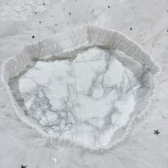 パニエ　星柄　ラメ　白　ホワイト　スカート　ワイヤー　ロリータ　コスプレ　12の画像