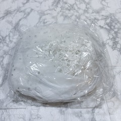 パニエ　星柄　ラメ　白　ホワイト　スカート　ワイヤー　ロリータ　コスプレ　12の画像