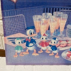 【色あせあり】ドナルドダック パズル 完成品の画像