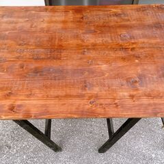 M644  ディスプレイテーブル  飾り棚  ラックテーブル 2つ折り 業者向けの画像